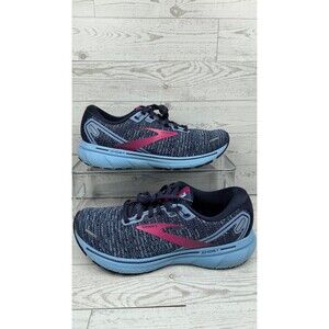 Brooks Ghost 15 Womens Size 8 Blue Pink Black Running Shoes NO INSOLES #404